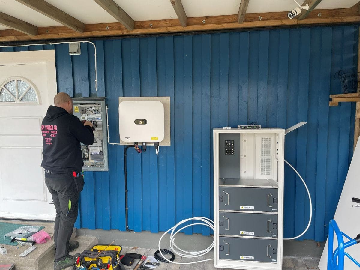 G2V Energi installerar batterilagring