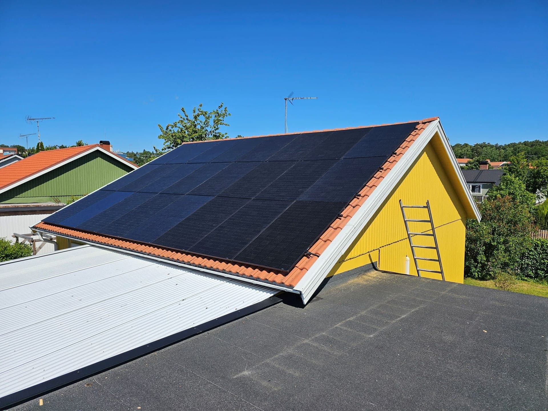 Solceller + batteri
